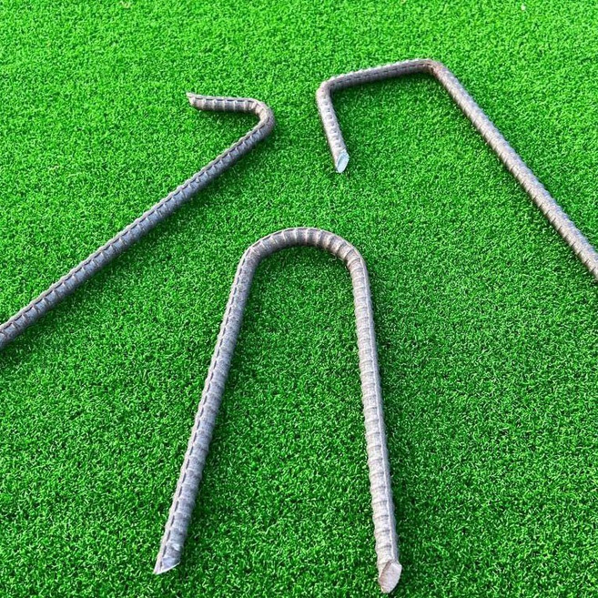 철근핀 야자매트 고정핀 쇠말뚝 4개(1세트), RBP35 4ea