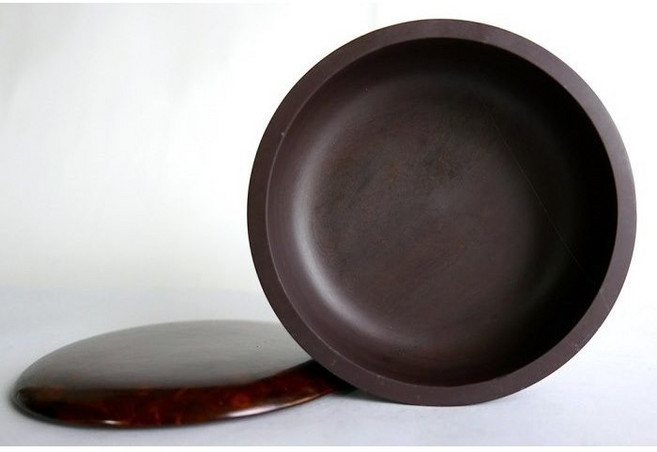 枕頭山 T-G T-D 4寸 5寸 6寸 正方型 圓型 木蓋端硯 原木 原石 硯台 中華 3F, 5寸圓型