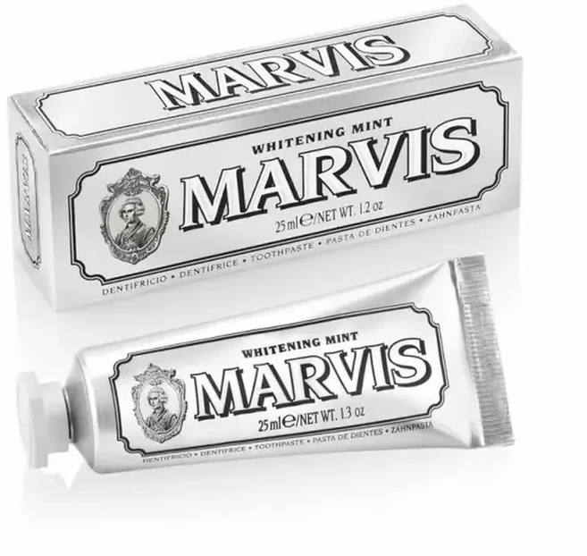 MARVIS 마비스 화이트닝 민트 치약 미백 Whitening mint 85ml, 1개 - 쿠팡