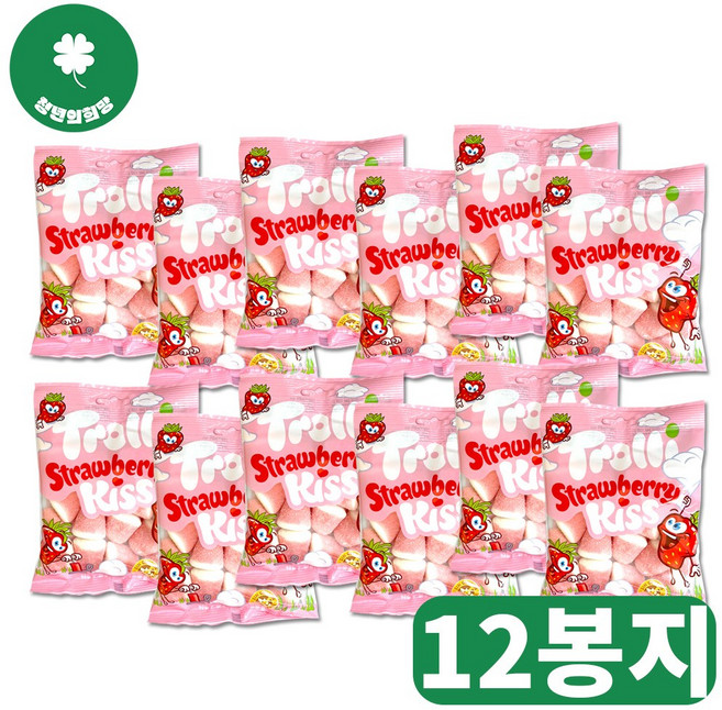트롤리 키스 젤리, 100g, 12개