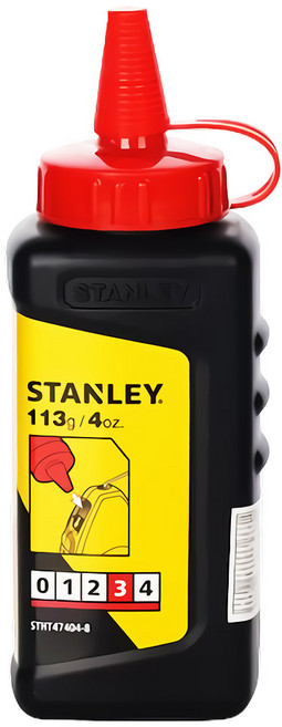 스탠리공식대리점 STHT47404 적색 분말 분통 먹통 먹줄 분가루, 1개