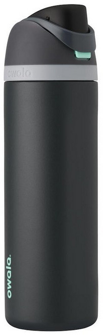 Owala FreeSip 빨대 포함 단열 스테인리스 스틸 물병 BPA 프리 스포츠 여행에 적합 709.8ml(24온스) 데이브레이크_160228, 안개가 자욱한 조수_160228