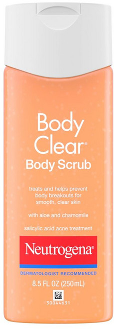 Neutrogena 바디 클리어 여드름 바디워시 스크럽 2% 살리실산 236ml