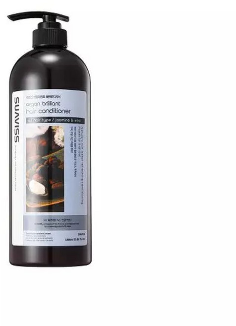 SUAVISS 아르간 브릴리언트 헤어컨디셔너 1000ml WS01AH09 2050255, 1L
