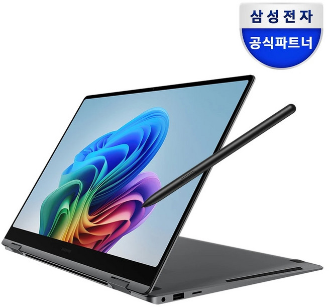 삼성 갤럭시북5 프로 360 노트북 인텔 울트라7 16인치 S펜, 회색