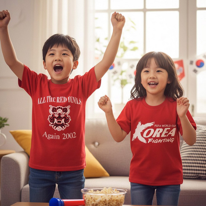 4위 - 패밀리룩 원스모어 붉은악마 티셔츠