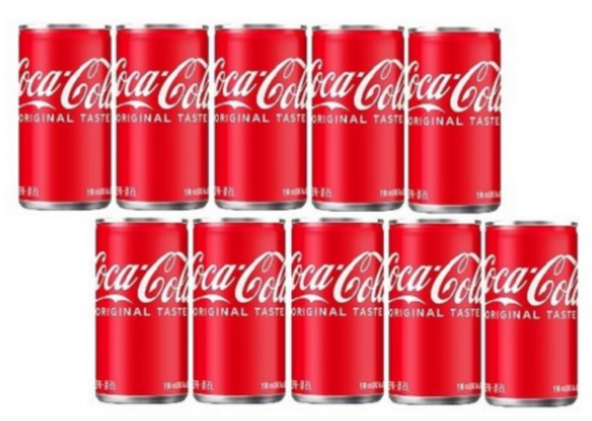 코카콜라, 190ml, 10개
