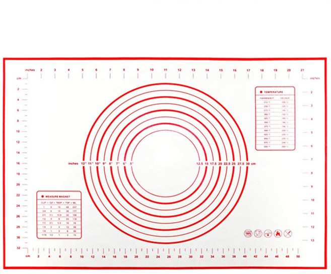 슈가크래프트도구 실리콘 작업매트 컵케익 설탕공예 슈가아트 쿠키커터 제과제빵, 2. 60X40cm, 1개