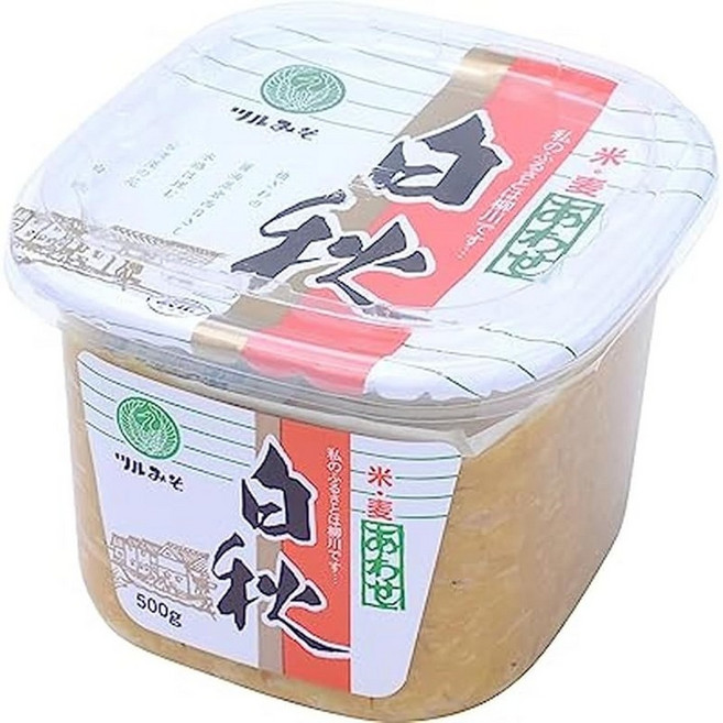 쓰루 된장 양조 백추 아와세 미소 500g, 1개