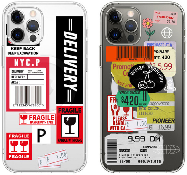 아이폰17 시리즈 영수증 라벨 투명 맥세이프 케이스