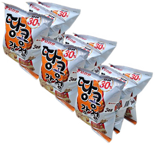 오리온 땅콩 강정 3번들, 240g, 3개