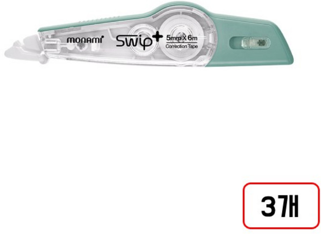 모나미 리필형 수정테이프 SWIP+(N3146808) 3개, 1세트