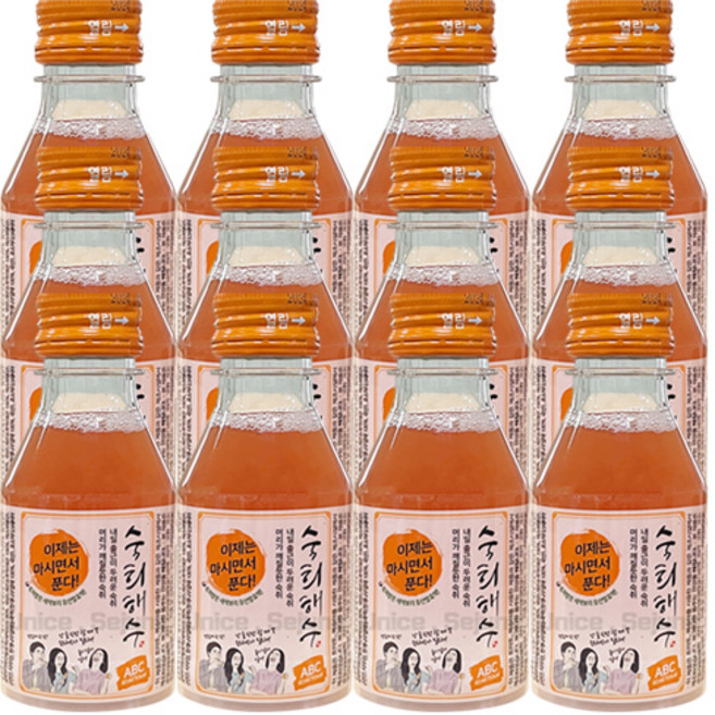 숙취엔 숙희해수 ABC 숙취해소음료 / 술자리 인싸템, 60ml, 12개