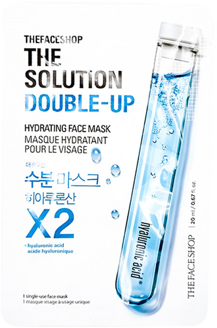 더페이스샵 더솔루션 마스크시트 수분 마스크 히아루론산 20g, 1개입, 1개
