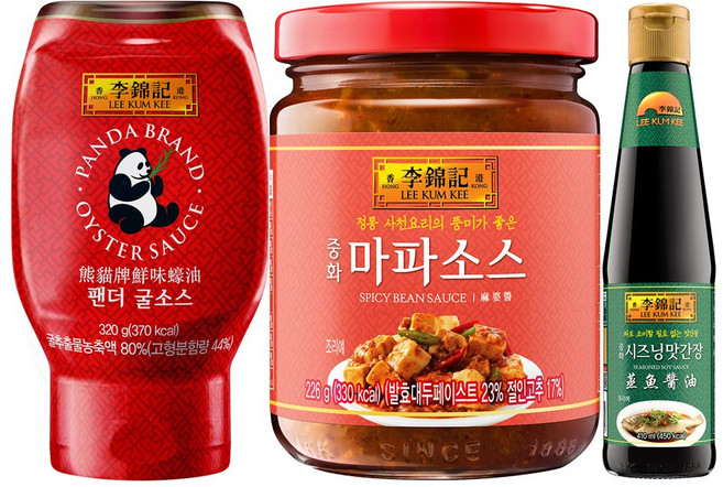 오뚜기 이금기 소스 세트(팬더굴소스+마파소스+시즈닝맛간장)