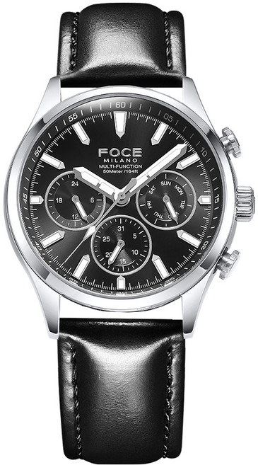 포체밀라노 남성용 43mm 멀티펑션 메탈시계 FM7620