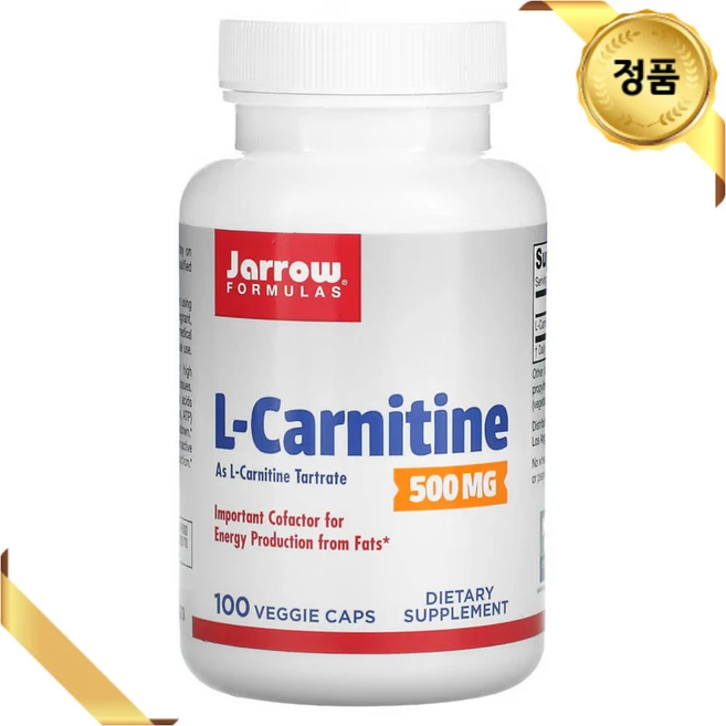자로우 L카르니틴 500mg 아미노산 100베지캡슐, 1개, 100정 - 쿠팡