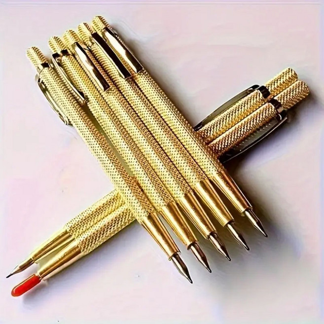 COVERONE 산업용 텅스텐 스틸 마킹 펜 2개 세트, 1세트