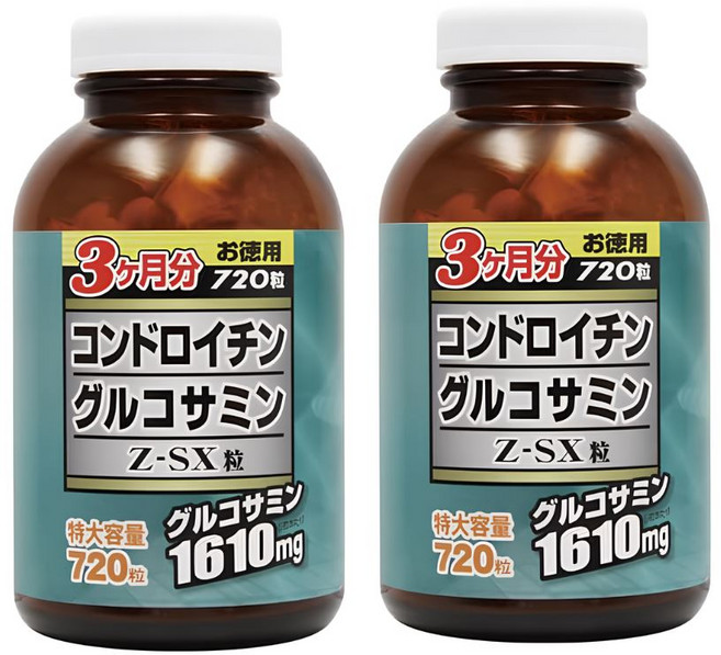 웰니스 일본 대용량 콘드로이친 글루코사민 무릎 관절 연골 영양제 관절에 좋은영양제, 720정, 2개