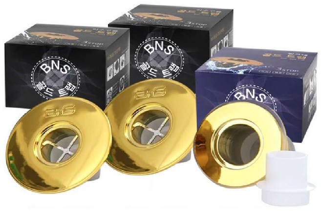 BNS 골드트랩 배수구왕 하수구 싱크대 냄새차단, 2세트