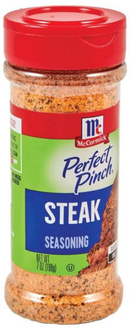 McCormick Perfect Pinch 스테이크 시즈닝 198.4g(7온스), 7 Ounce (Pack of 1), 198g, 1개