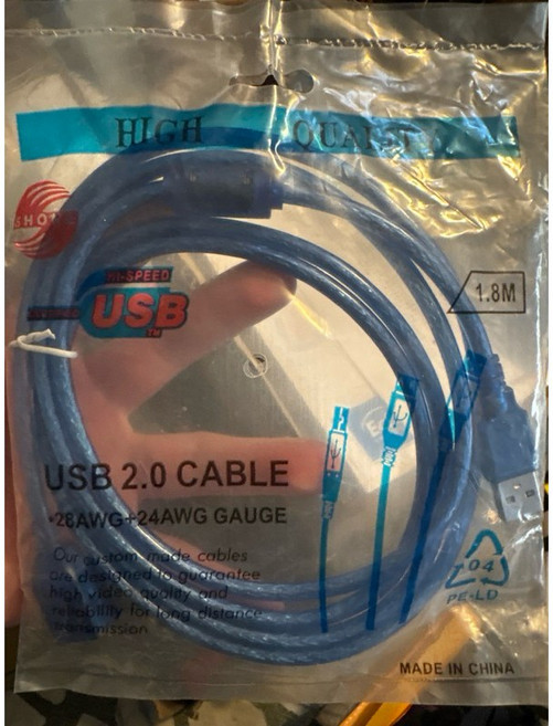 USB 2.0 延長線 1.8m 高速傳輸穩定耐用, 1個