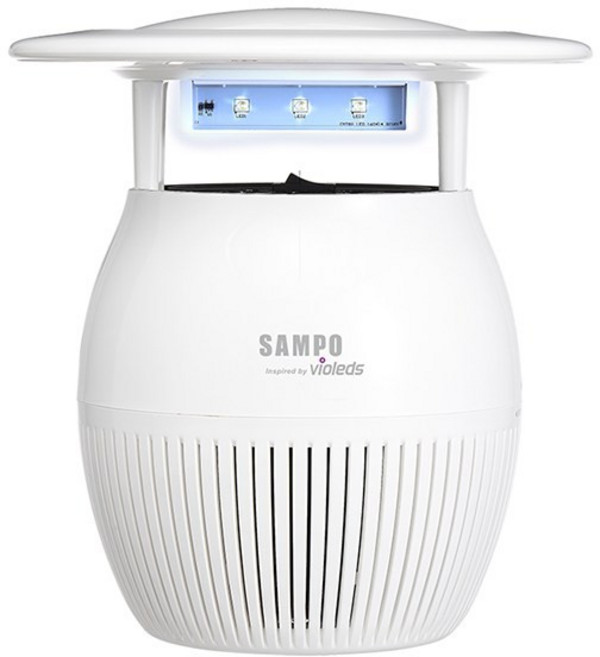 SAMPO聲寶 家用型吸入式光觸媒UV捕蚊燈 ML-W031D, 白色, ML-W031D-W
