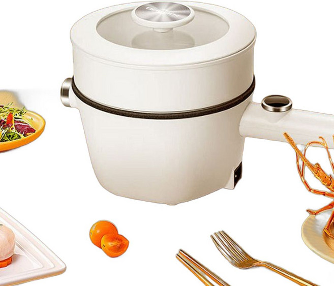 전기 롤팬 후라이팬 야체 회전 멀티 고기 제육 자동 볶음 쿠커, C. 화이트 1.0L