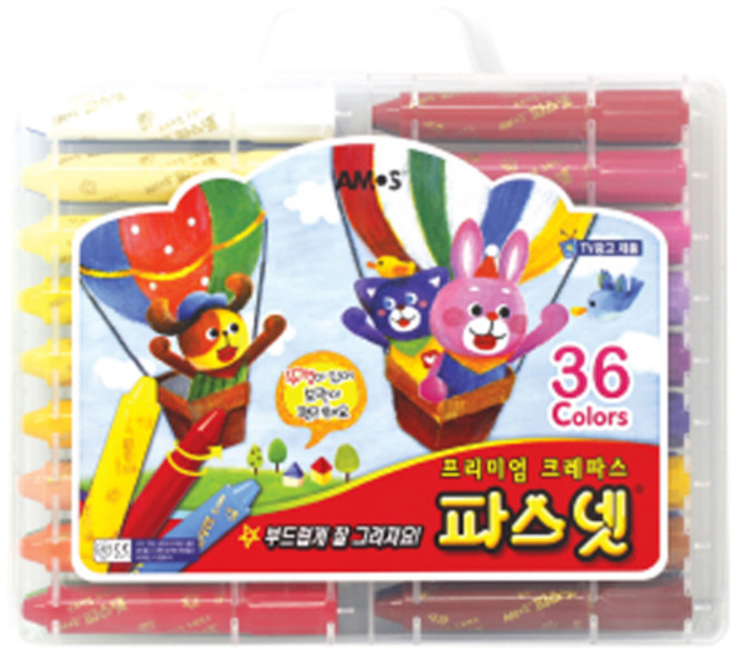 [아모스] 파스넷 프리미엄 36색, 단품, 단품