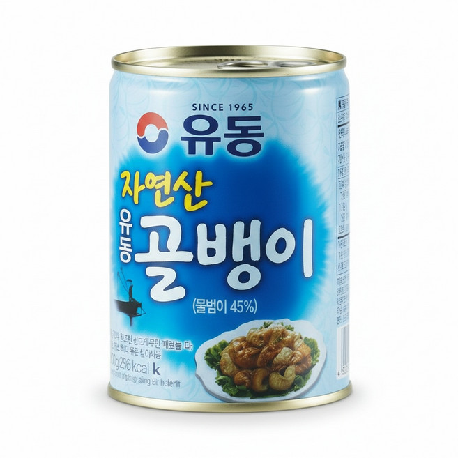 유동 자연산 골뱅이 300gx6개 골뱅이무침 통조림 증정, 6개, 300g