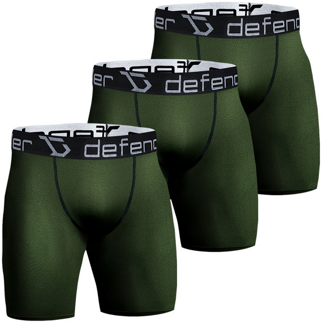 디펜더 기능성 스포츠 트레이닝 언더레이어 5부 반바지 3종세트