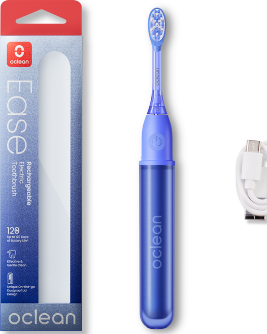 오클린 Oclean 전동칫솔 이즈블루, 1개, 상세설명참조