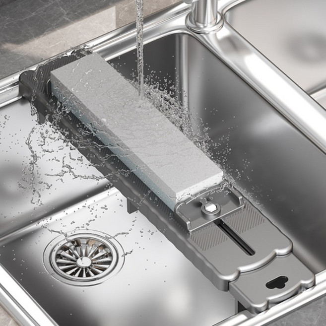 무뎌진 식도 칼 가는 법 싱크대 숫돌 받침대 1세트 미끄럼 방지 고정 거치대