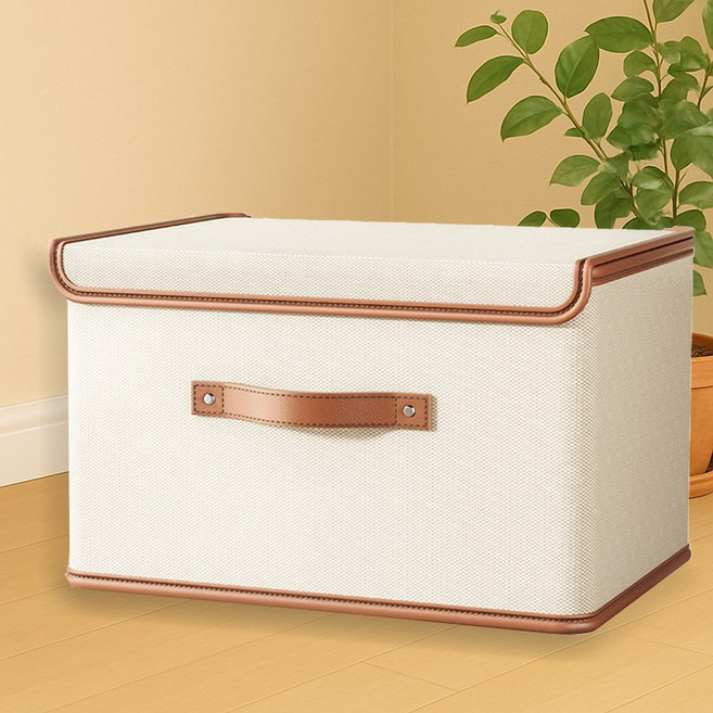 레디박스 고급형 접이식 공간활용 다용도 정리함, 1개, 베이지
