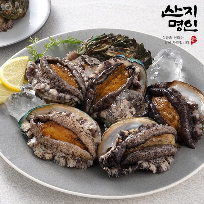 [산지명인] 완도 활 전복 + 손질칼 증정 회 찜 버터 구이, 1박스, [특대] 완도 활전복 1kg 9-10미