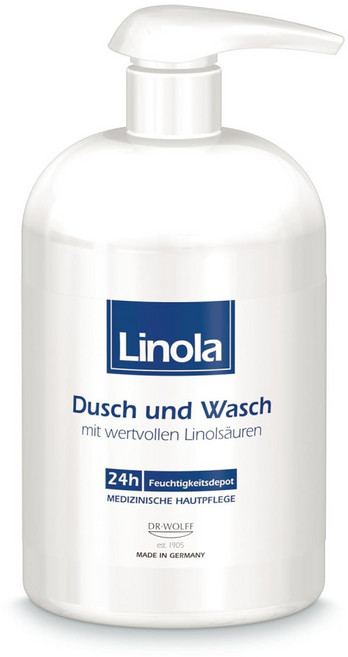 Linola 리놀라 스킨 밀크 500ml 얼굴 바디 겸용 워시, 1개