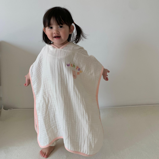 돗투돗 위드유 모달거즈 멀티가운 아기목욕가운