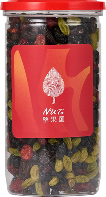 堅果匯NUTS 綜合果乾 (紅蓋) 全素 420g, 3個