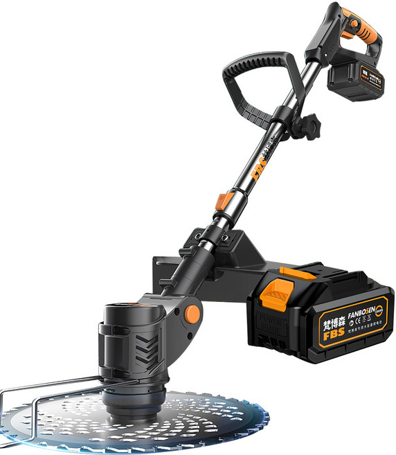 無繩電動割草機 3880W 大功率 加強刀片 乾淨利落, 1個