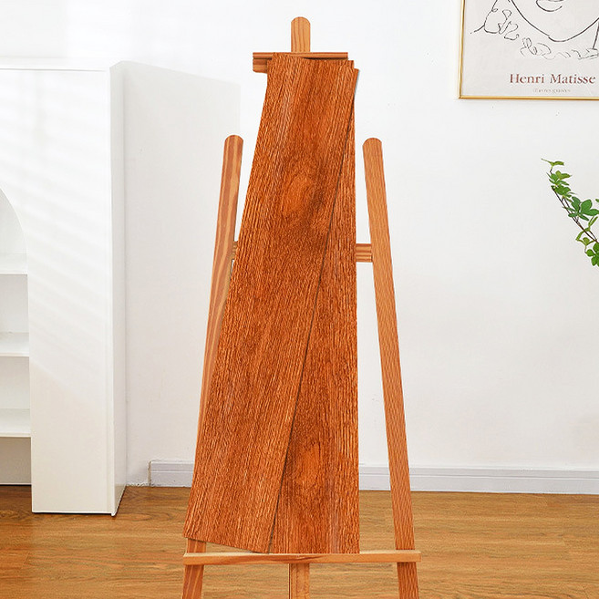 Fowod 접착식 직사각 장판 원목패턴 장판 두께 1.2mm, CFXC 01, 100개