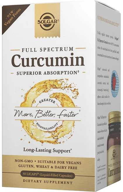 솔가 풀 스펙트럼 커큐민 리퀴드 엑스트랙트 소프트젤, 30정, 1개 - 쿠팡