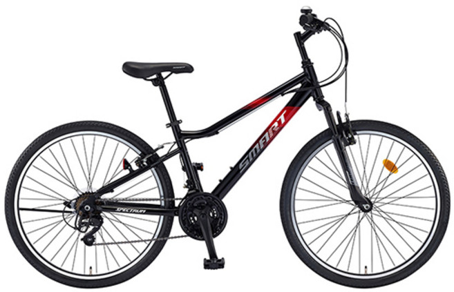 26인치 알루미늄 MTB 자전거 스마트 스펙트럼 26 2026년, 1개, 170cm, 블랙 미조립