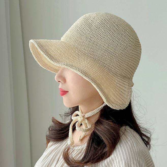 베리룸 여행 바캉스 여름 라탄모자