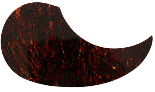 통기타 픽가드 마틴형 물방울형 피크가드 톨토이즈, 1개