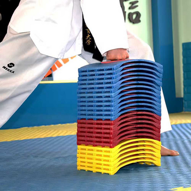 송판 기왓장 3장 행사용 플라스틱 격파, 1. 빨간색 3개입