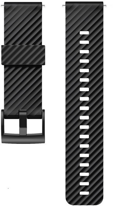 Garmin Venu X1 矽膠錶帶 24mm 運動腕帶, 黑色, 1個