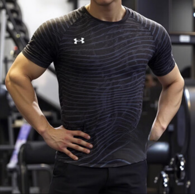 언더아머 남녀공용 봄여름 휘트니스 트레이닝 반소매 스포츠티셔츠 24500510-001