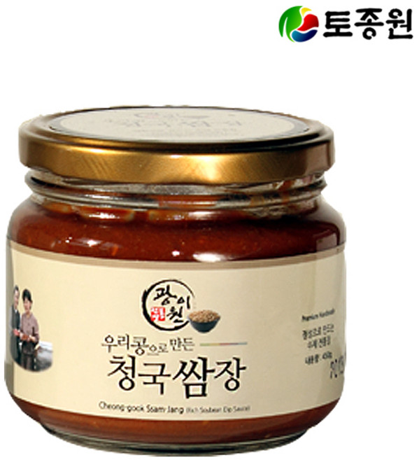 청국쌈장 450g 물맑은 양평 용문산 우리 콩으로 만든, 1개