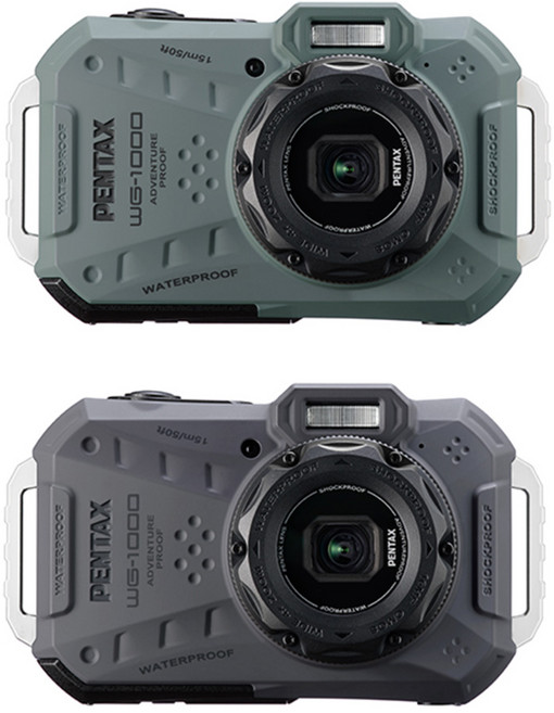 리코 PENTAX WG-1000 / 방수카메라 / 국내정발, 1개, PENTAX WG-1000 올리브