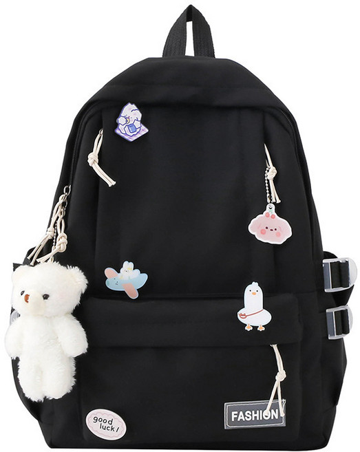 여성 경량 백팩 미니 소형 캔버스 백팩 학생 수업 단거리 이동 백팩